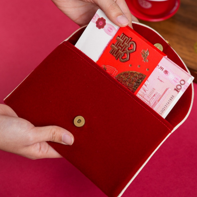 1 unidade de envelope vermelho - Embroidery Bag avaliação e preço