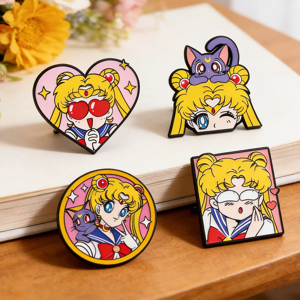 4 Pcs Broches de Esmalte em Fo - Embroidery Reddit avaliação e preço