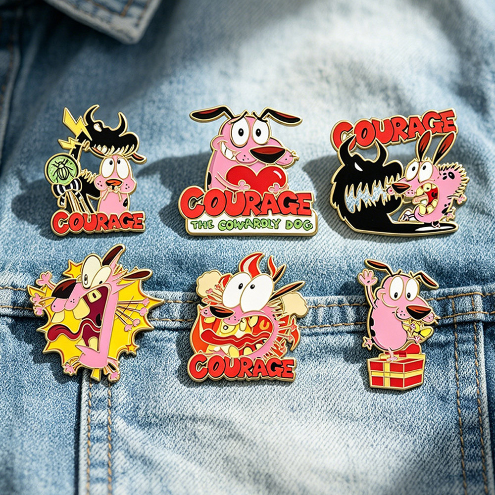 6 Peças de Pins de Esmalte de  - Embroidery Reddit avaliação e preço