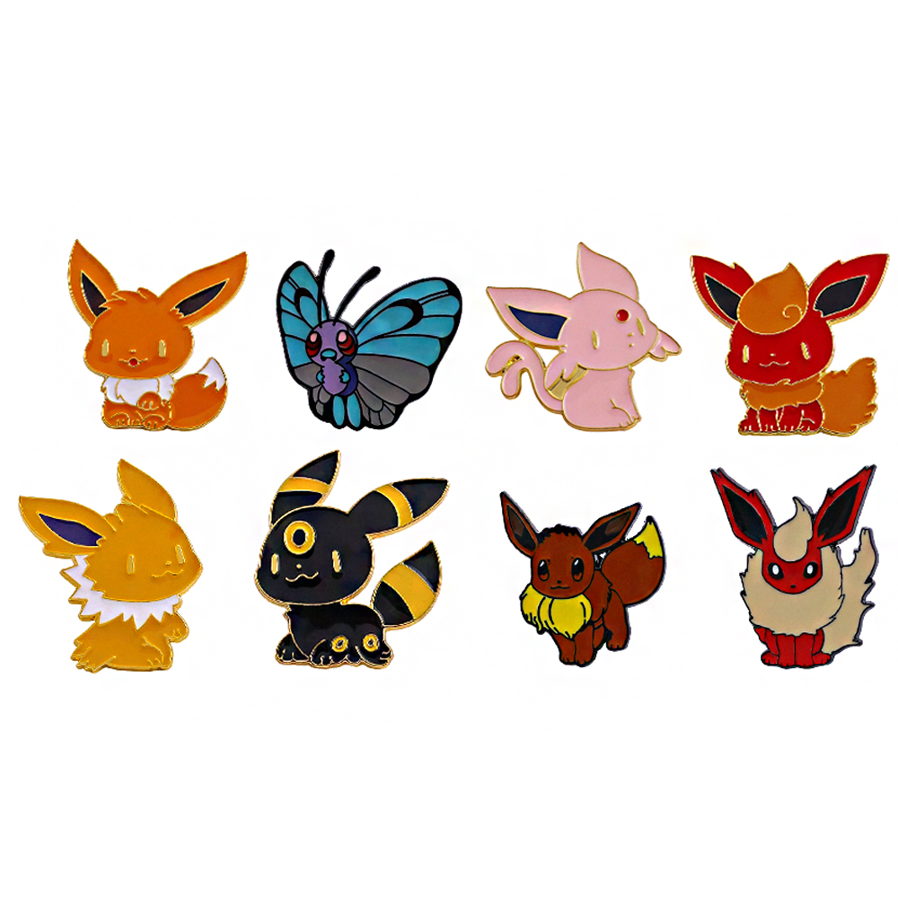 Conjunto de 8 Pins de Eevee em - Embroidery Reddit avaliação e preço