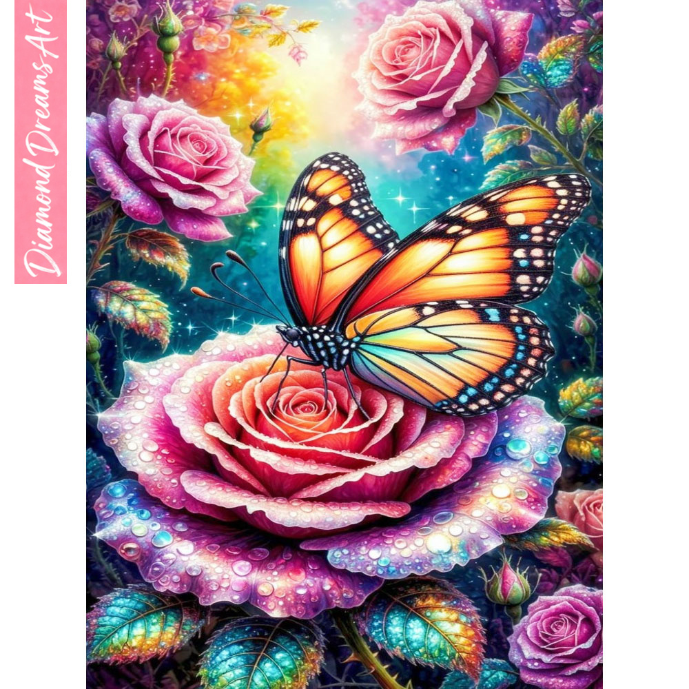 Mosaico de Diamante Borboleta  - Embroidery Rose avaliação e preço