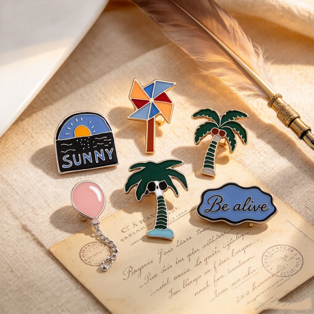 Broches e alfinetes românticos - Embroidery Bali avaliação e preço